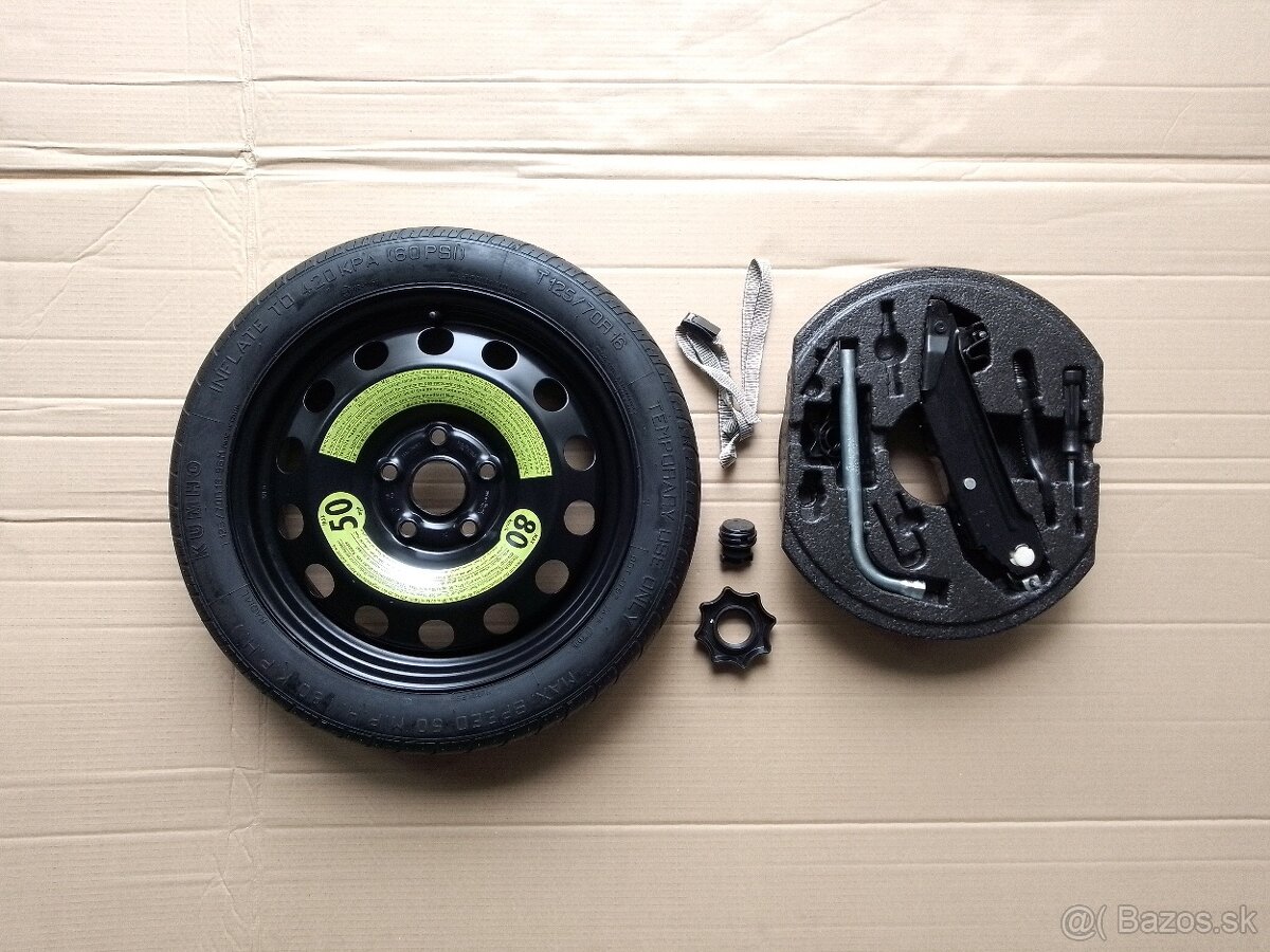 rezerva 16" + príslušenstvo VW Škoda