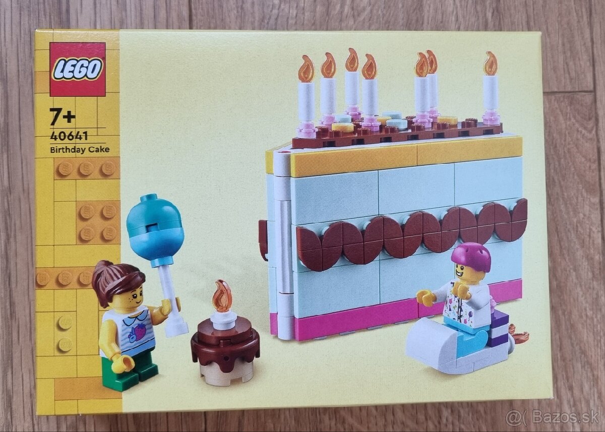 Lego narodeninova torta