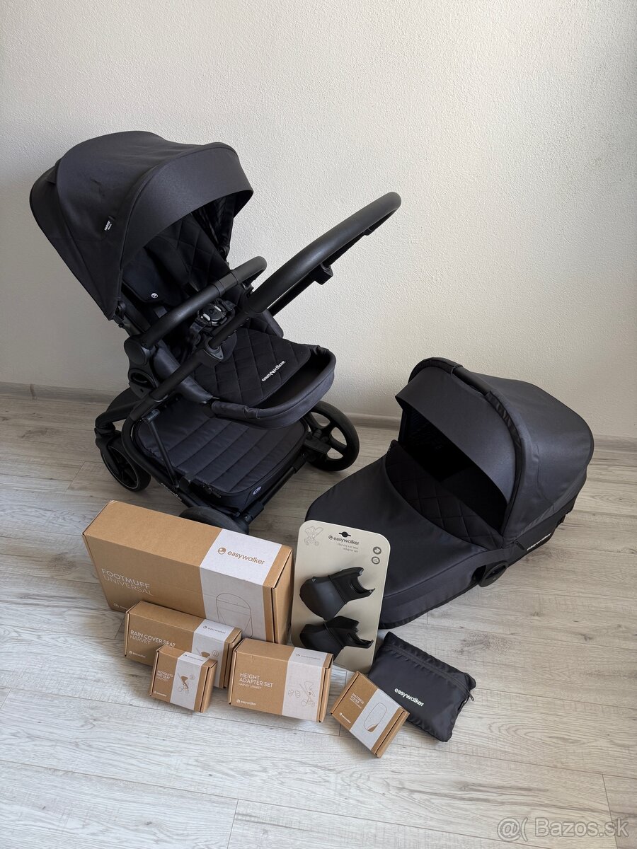 Easywalker Harwey3 Premium Jet Black All Black