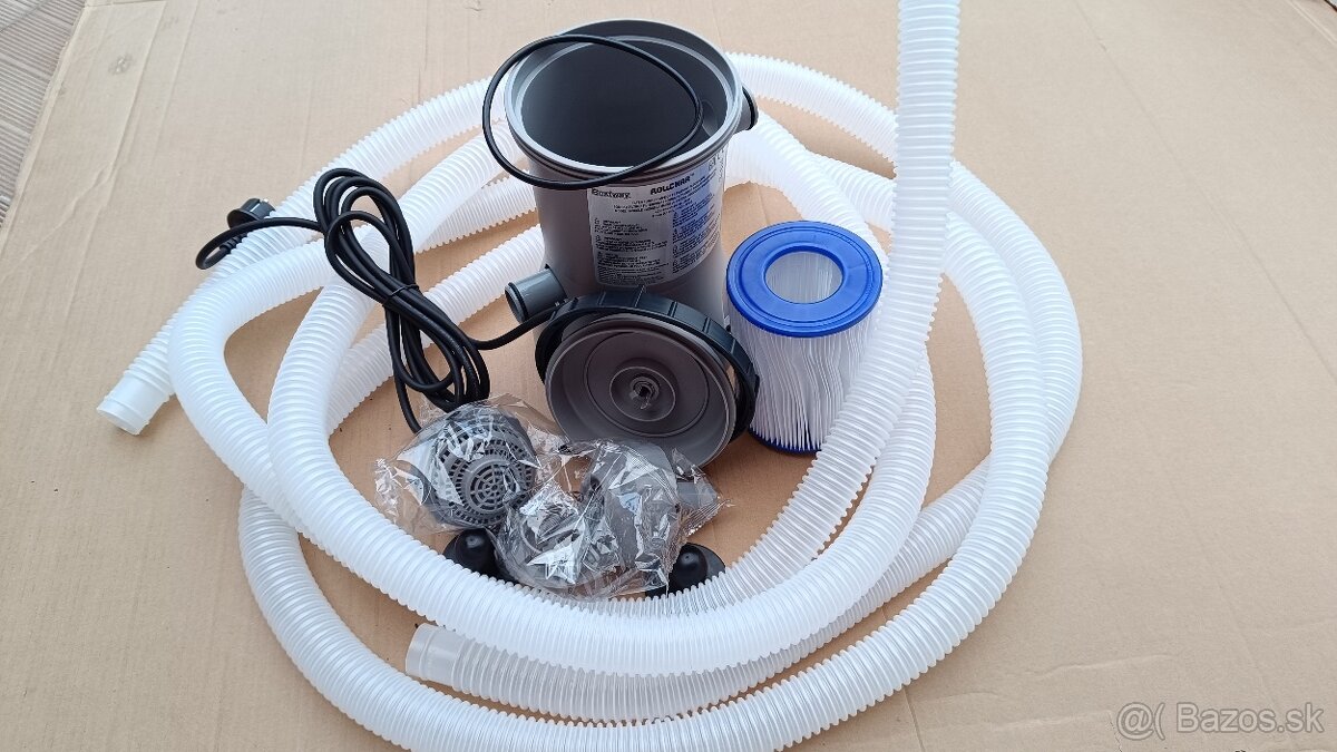 BestWay Flowclear – kartušová filtrácia pre bazén + HADICE