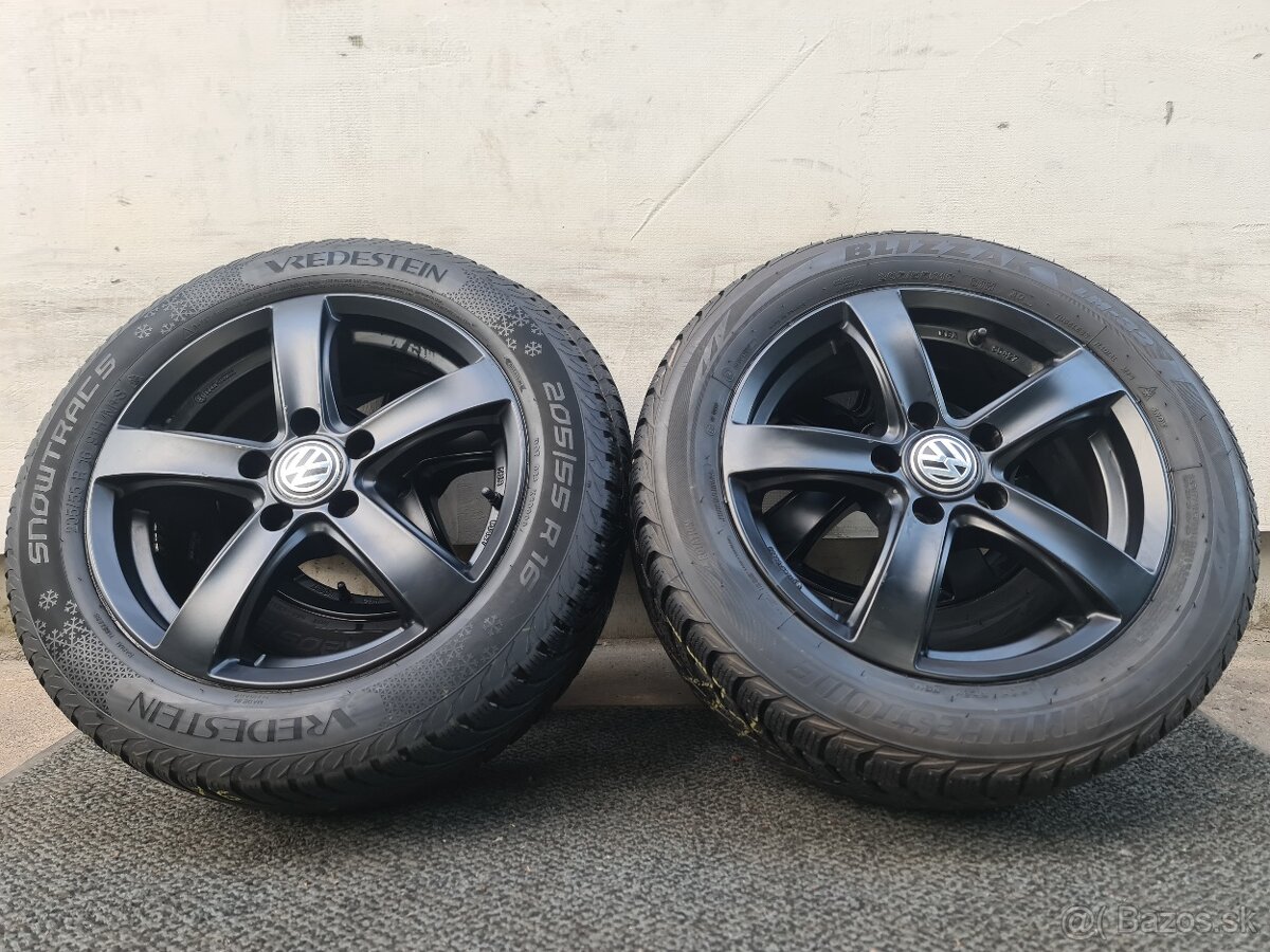 5X112 R16 KBA-uniwheels + ZIMNE PNEU 205/55 R16