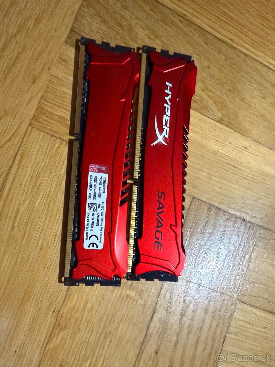 8GB DDR3-1600MHz CL9 Kingston Savage