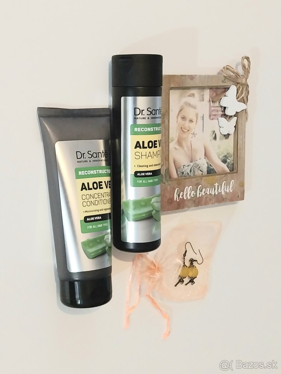 Darcekovy balicek 2 - aloe vera kozmetika, nausnice a zupan