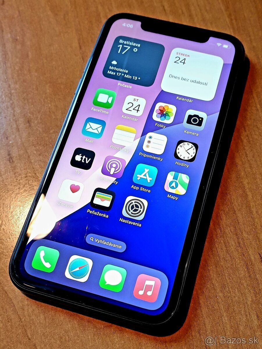 iPhone 11 128gb čierny 100% baterka