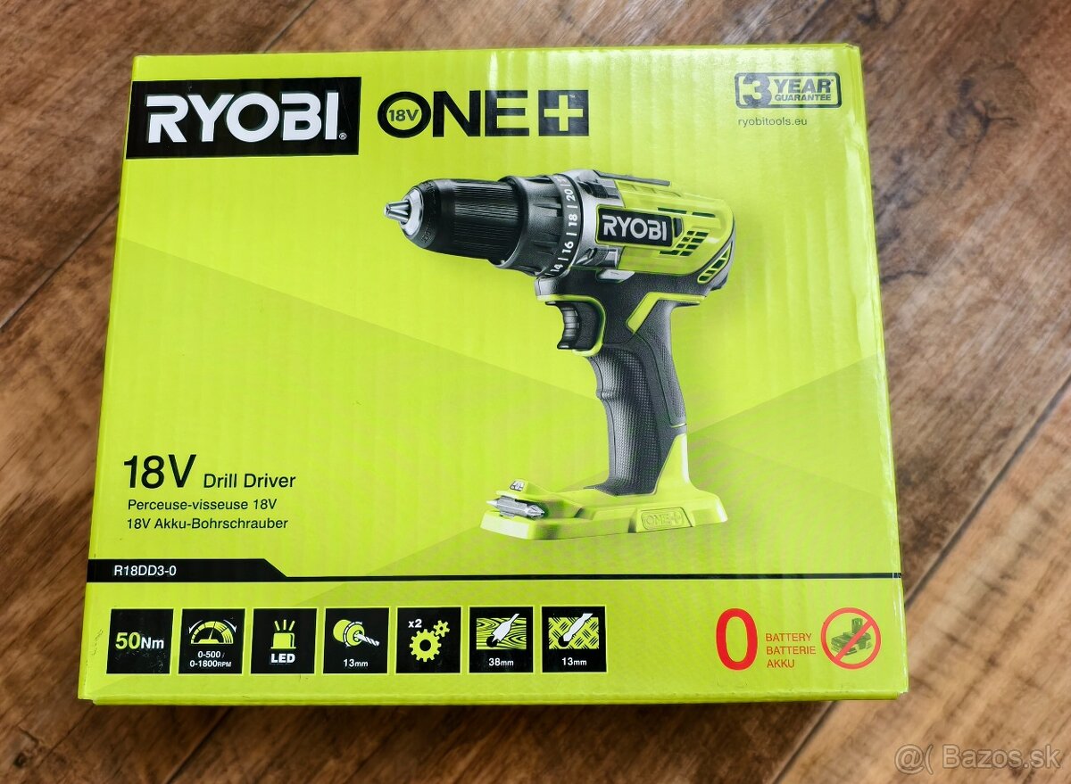 Vrtací šroubovák, vrtačka Ryobi aku