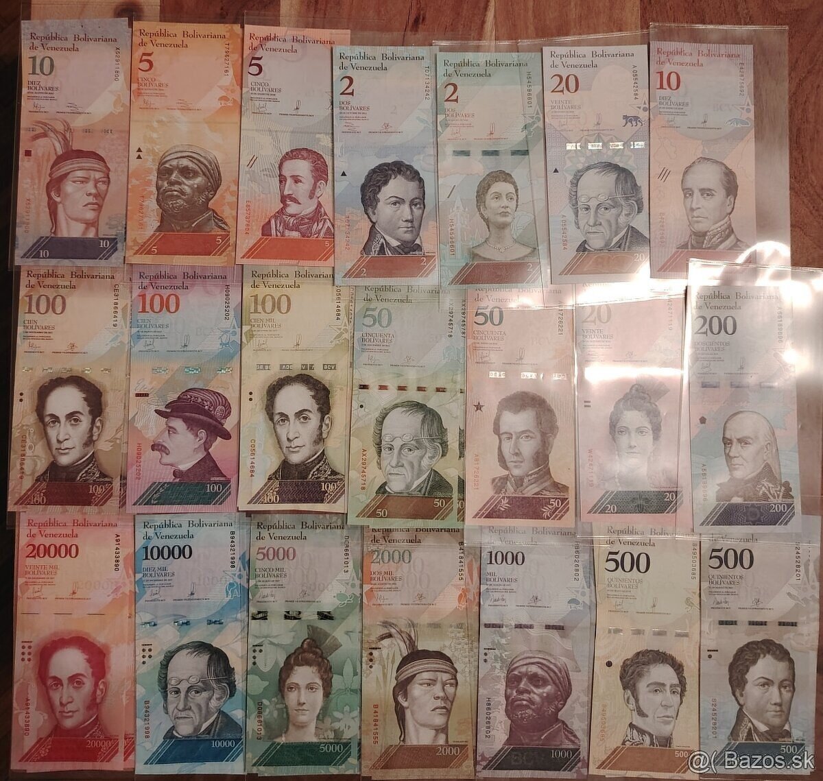 Zahraničné UNC bankovky