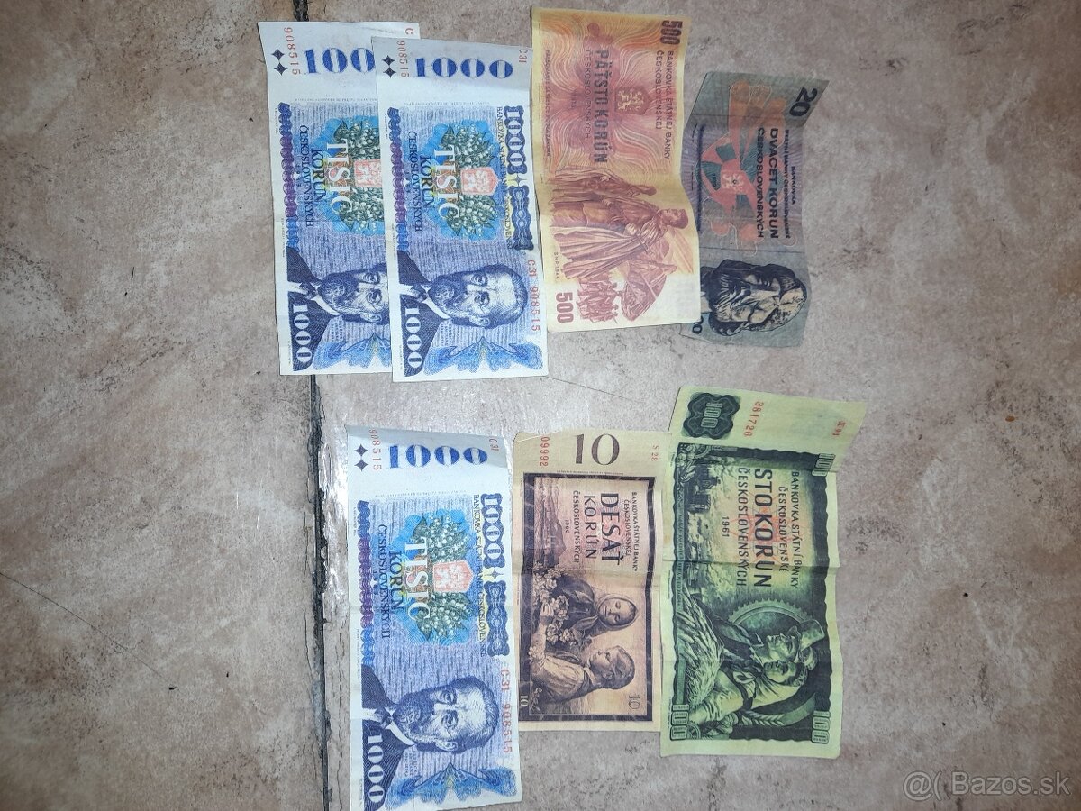 Československa bankovka 1961 100 korun