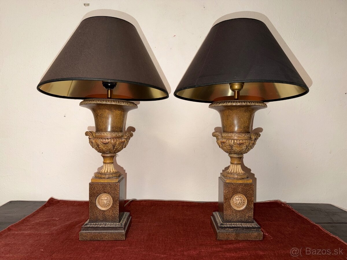 Starožitné párové lampy