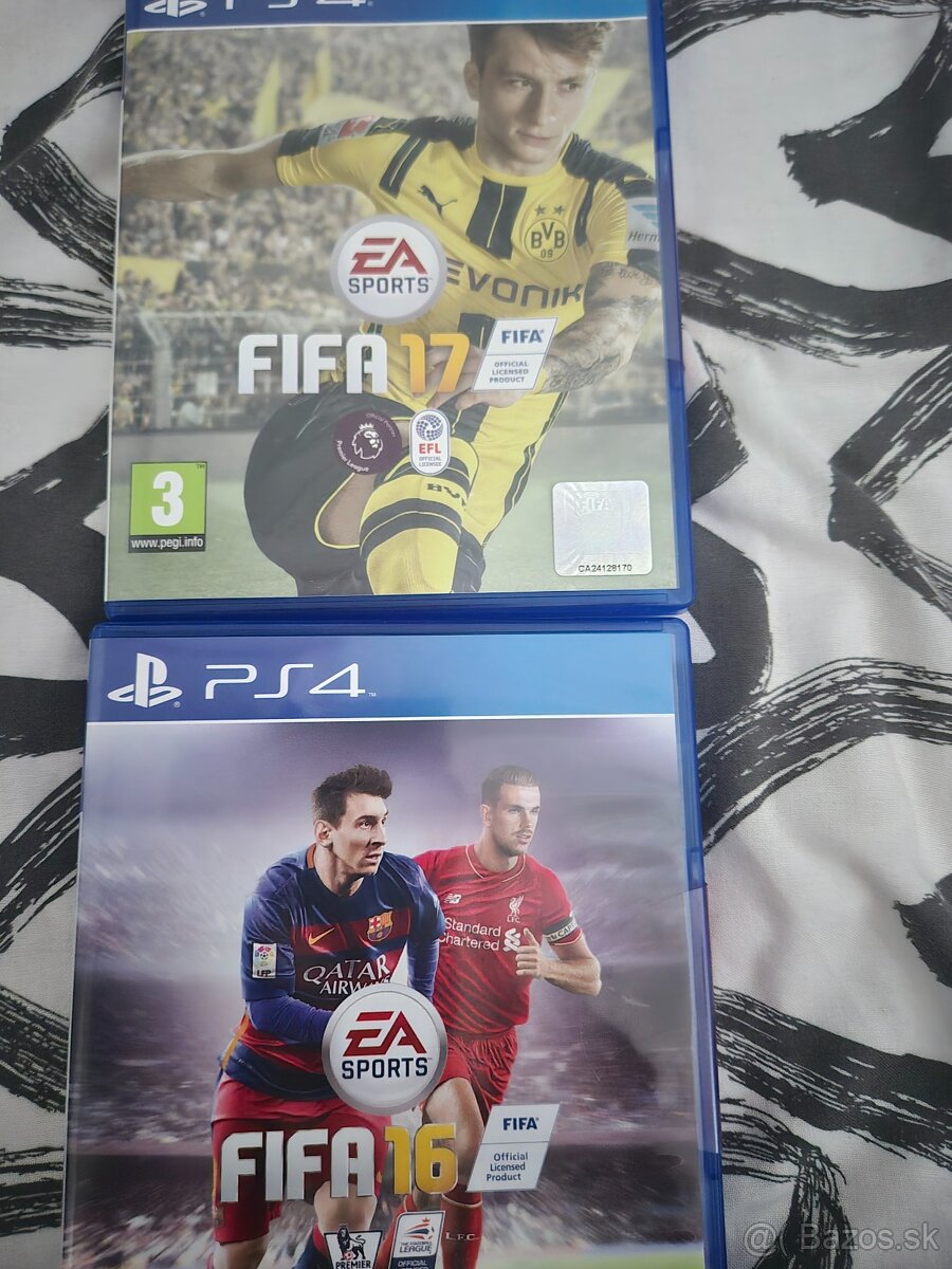PS4 FIFA16 a 17