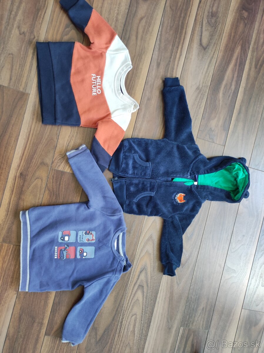 Mikiny chlapec, veľkosť 74/80