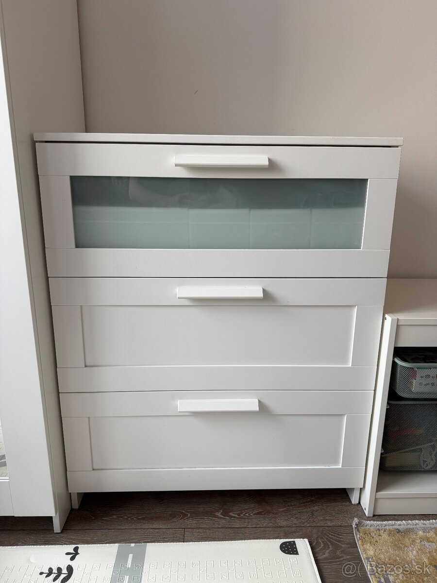 Ikea komoda a skriňa BRIMNES