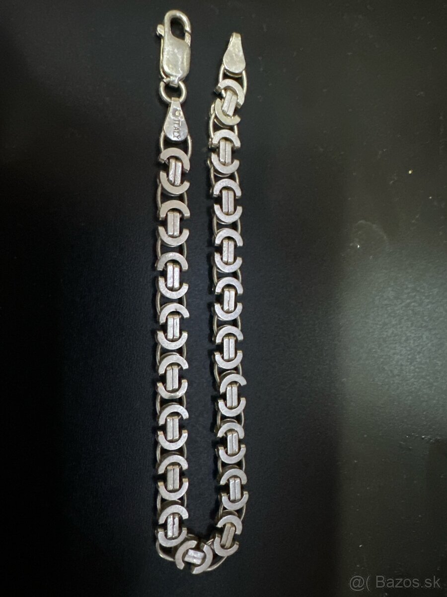 Strieborná retiazka 925 – 12,7 g, masívny dizajn