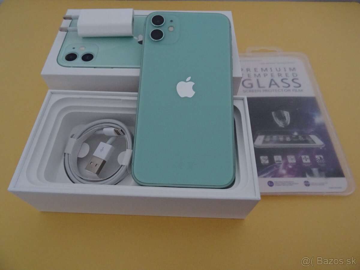 iPhone 11 128GB GREEN - ZÁRUKA 1 ROK - 100% BATERIA