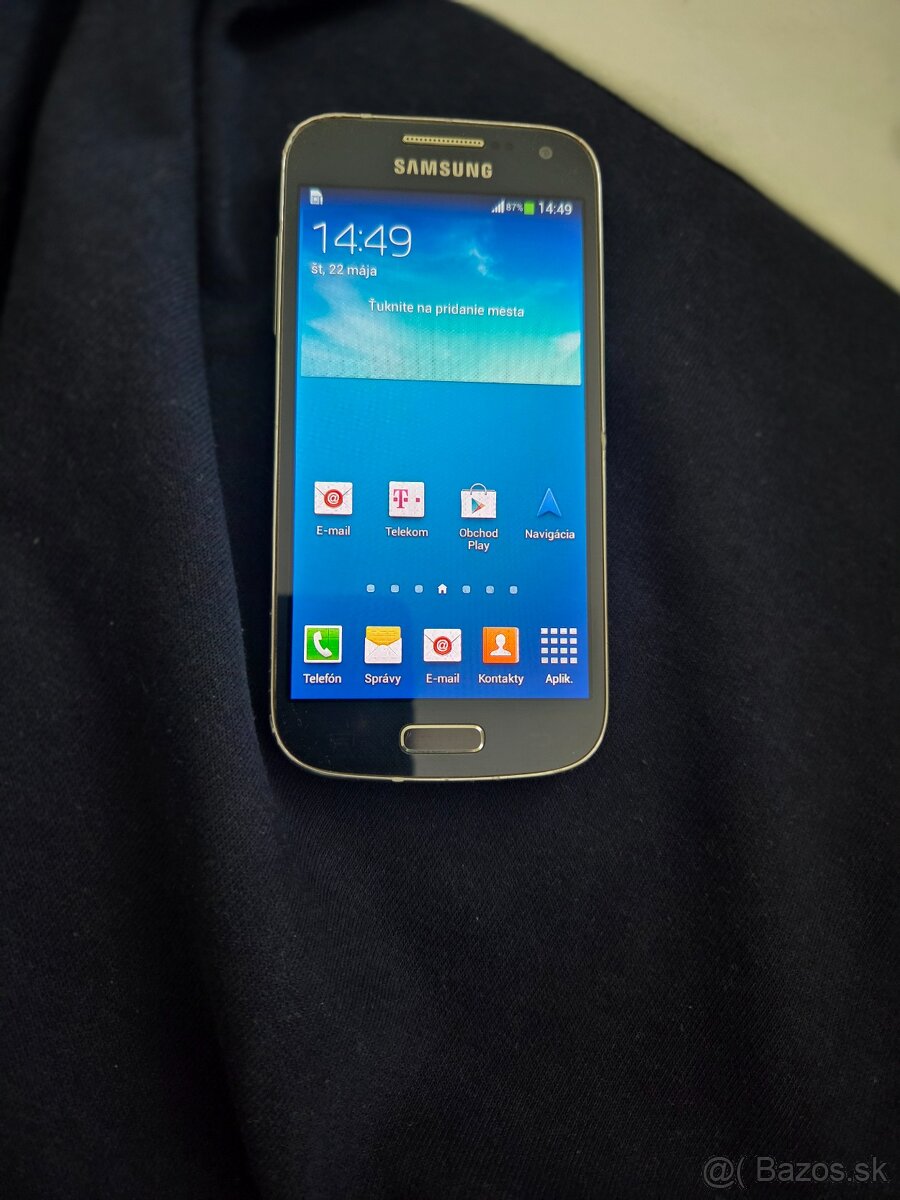 Samsung S4 mini voľný black mist v dobrom stave plne funkčný