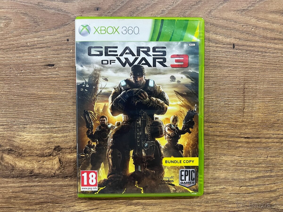 Hra na Xbox 360 - Gears of War 3