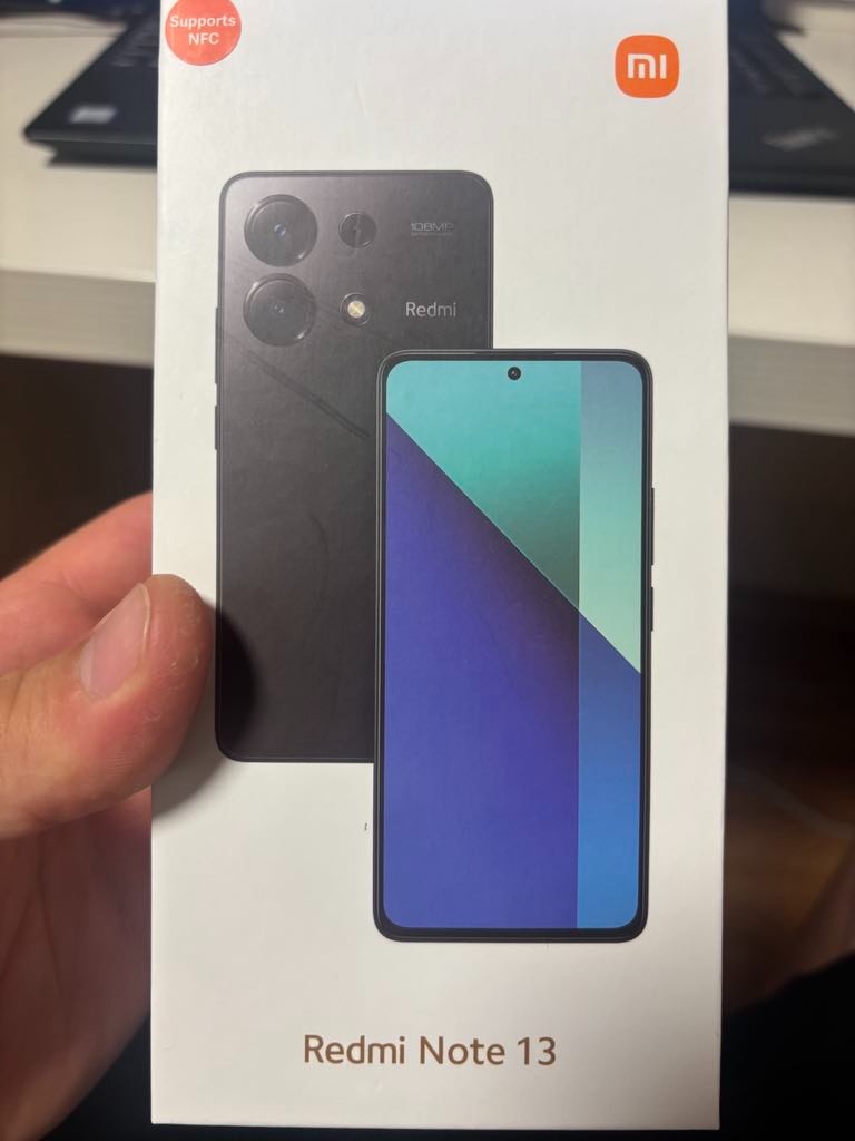 Redmi Note 13 Midnight Black 8GB RAM 256GB ROM