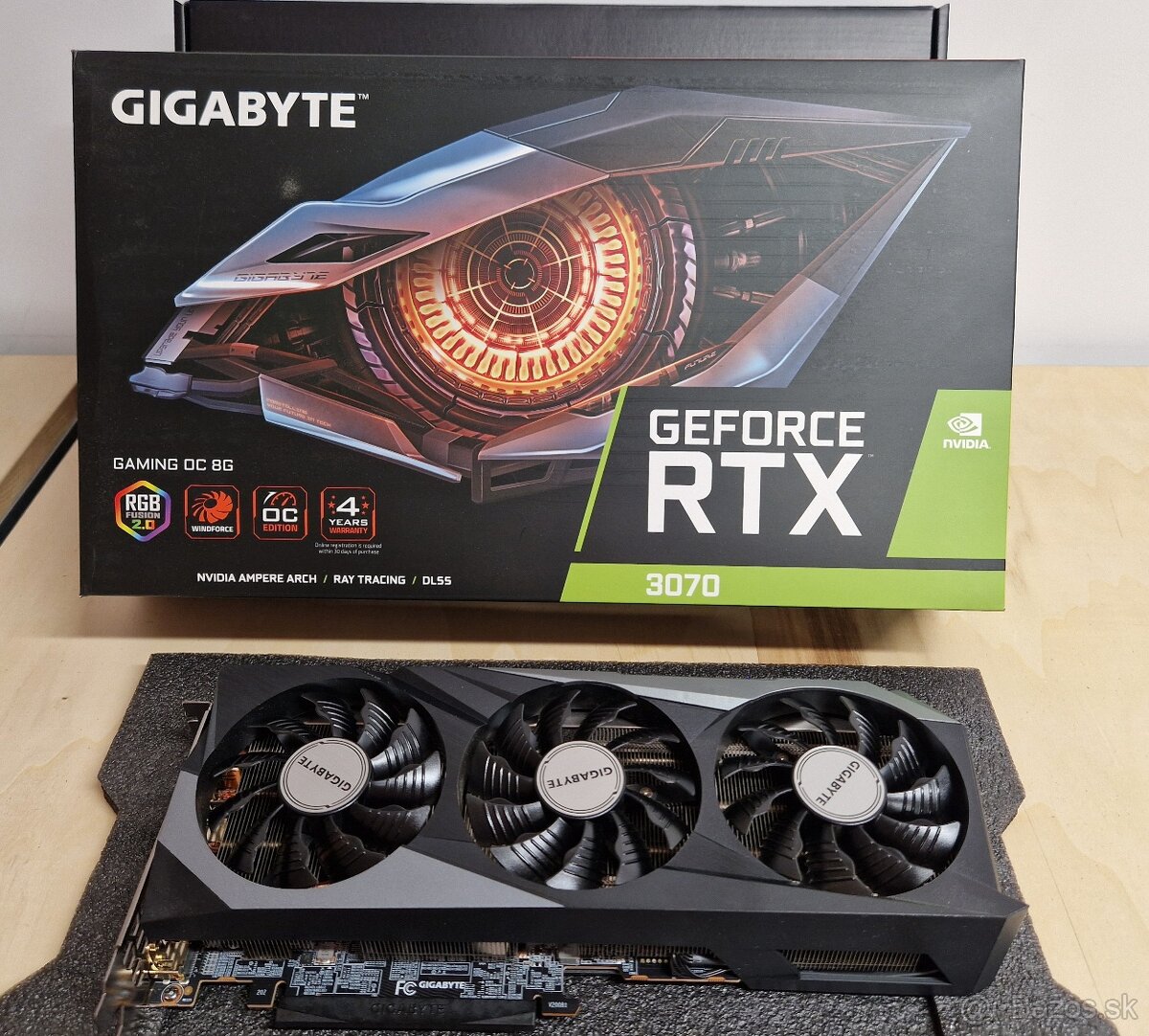 Nvidia Gigabyte RTX 3070 Gaming OC 8G