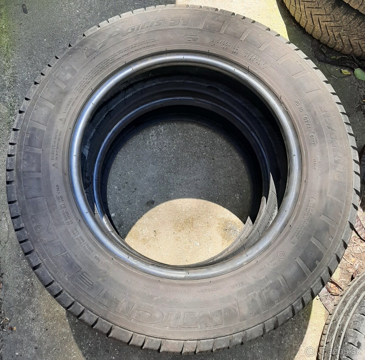 2 ks celosezónne pneu Michelin 215/65 R16C