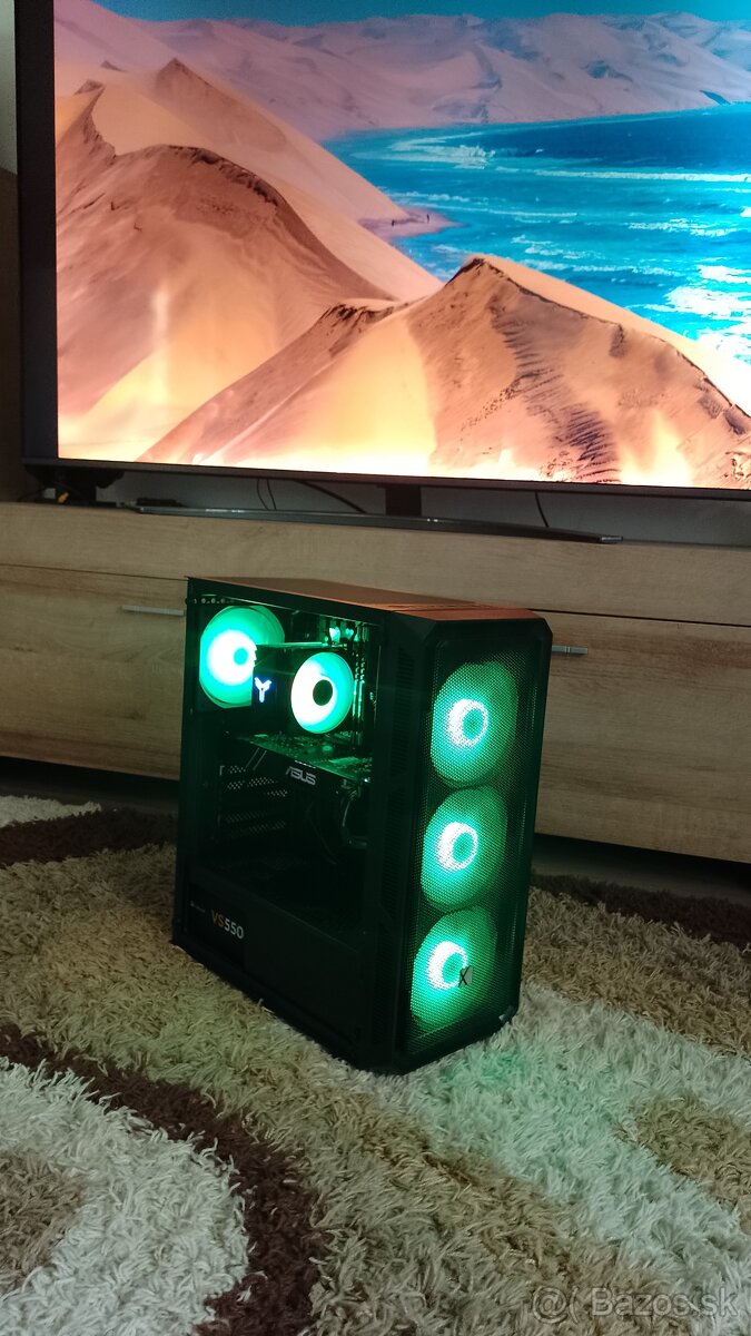 💻 Predam herný výkonný PC – R5-2600/GTX 1080 TURBO/ARGB