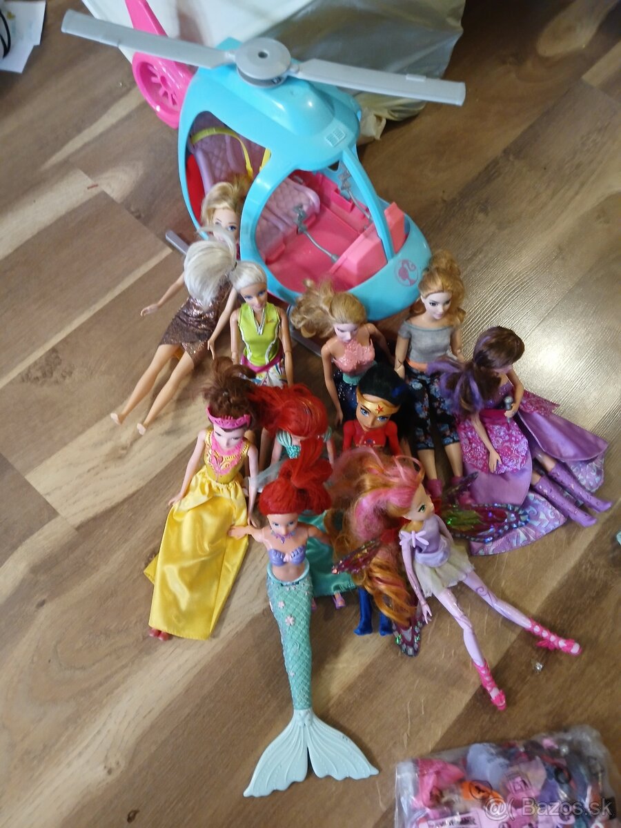 Babiky barbie a helikoptera