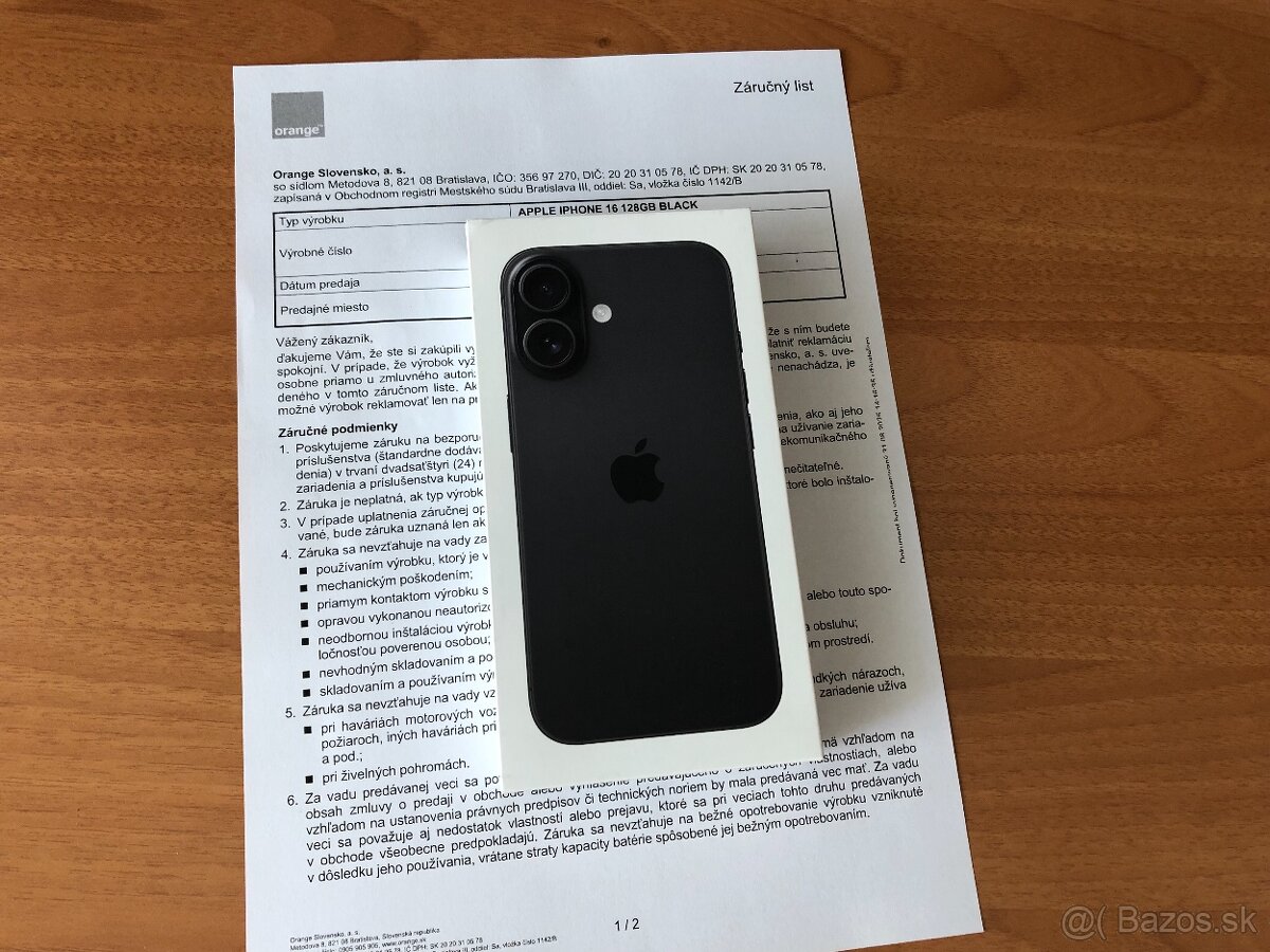 Predam Iphone 16 128gb