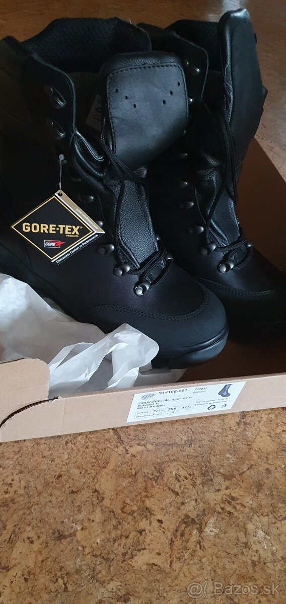 Gore-tex obuv špeciál vysoká č.27,5 (41)