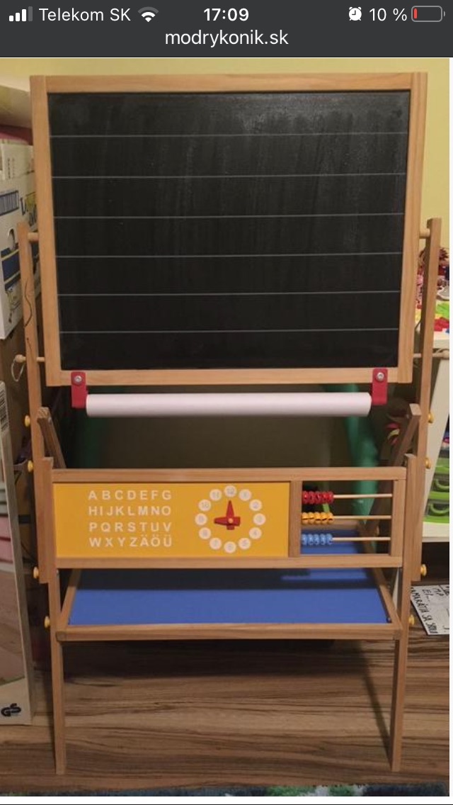 Tabuľa obojstranná na stojane + malá tabuľka