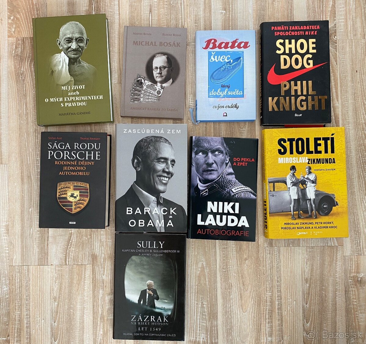 Predám 9 životopisných titulov