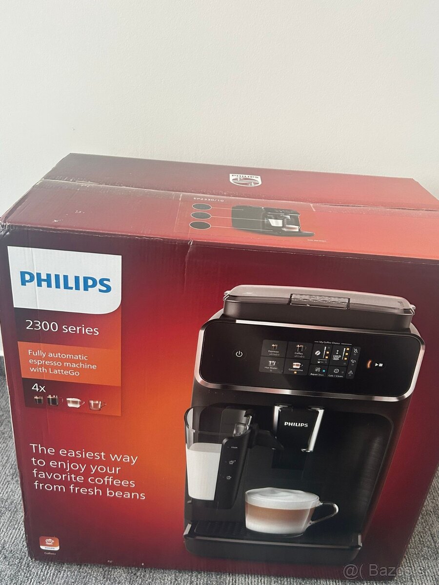 Predám úplne nový kávovar Philips Series 2300 LatteGo