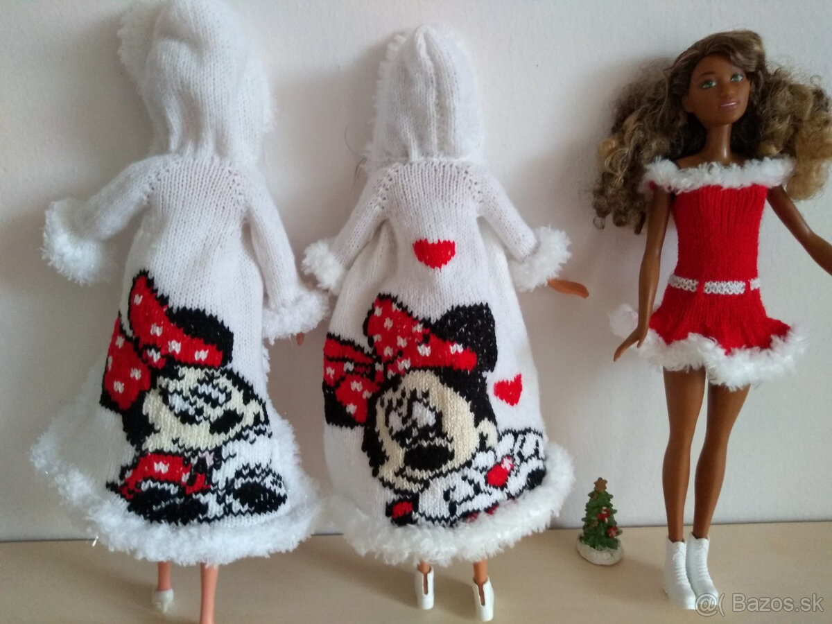 Oblečenie šaty na bábiky Barbie Ken deti Rainbow high LOL