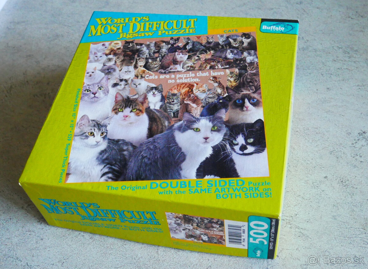 ♦️ PUZZLE = 529 kusov = Mačky ♦️