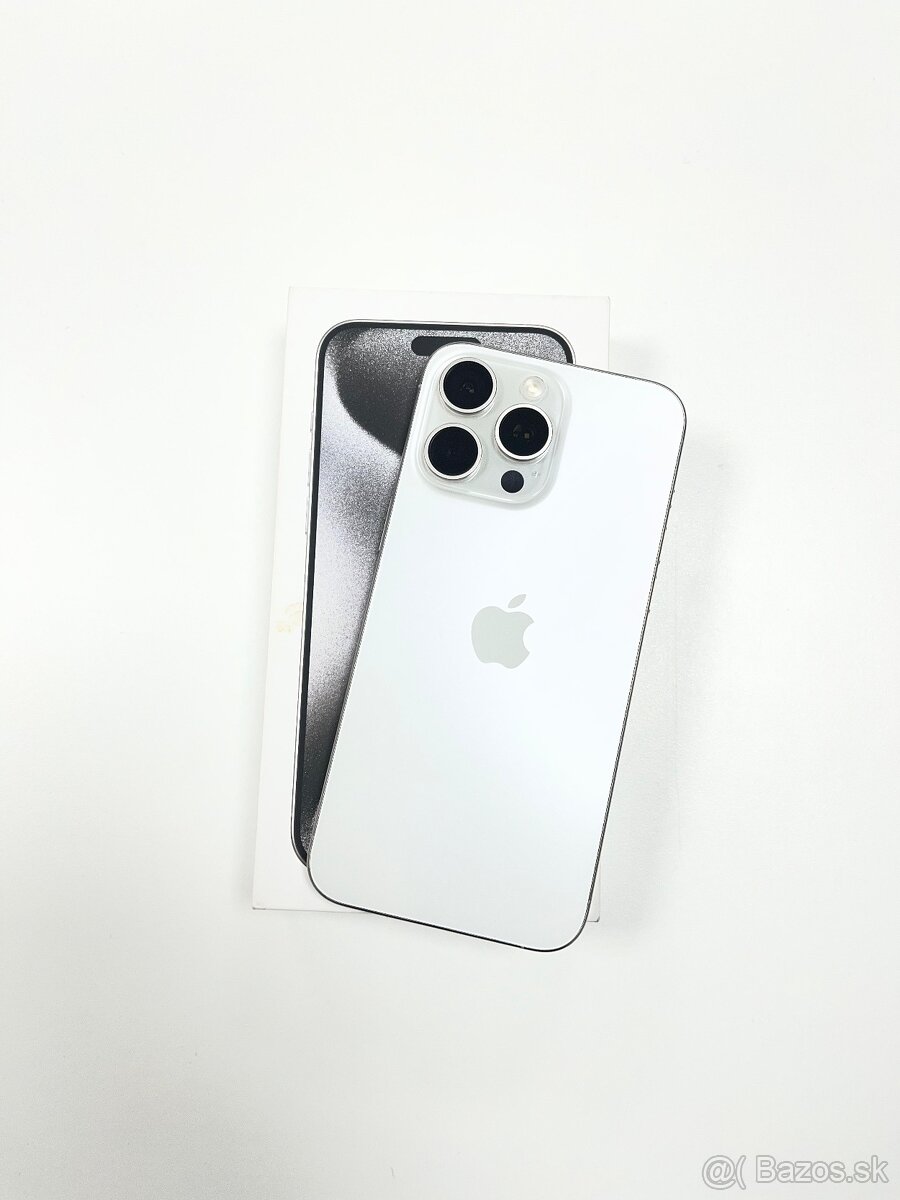 iPhone 15 Pro Max 256GB White Titanium