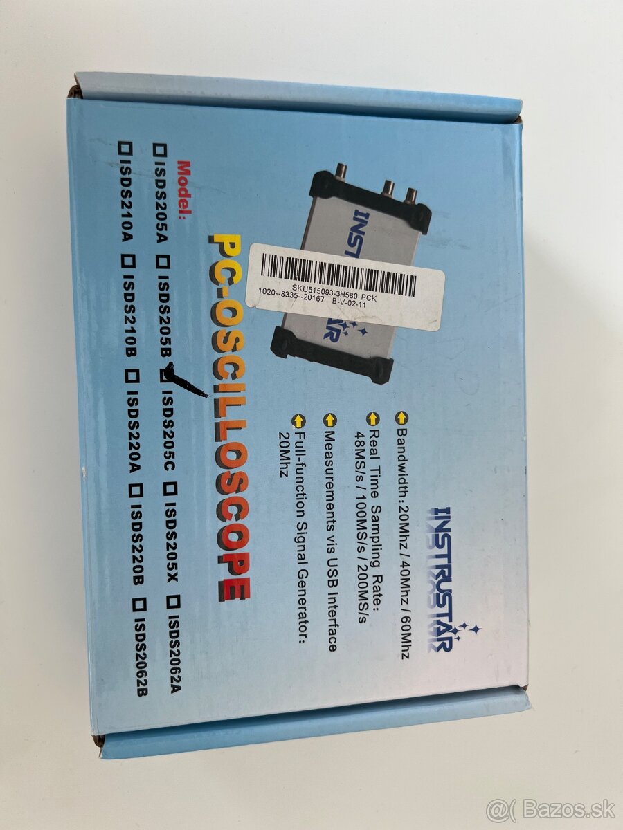 Osciloskop Instrusrar ISDS205C