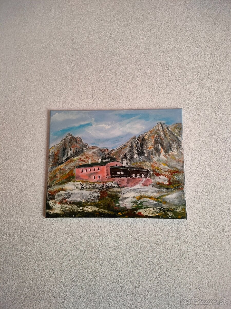 Predám obraz Téryho chaty