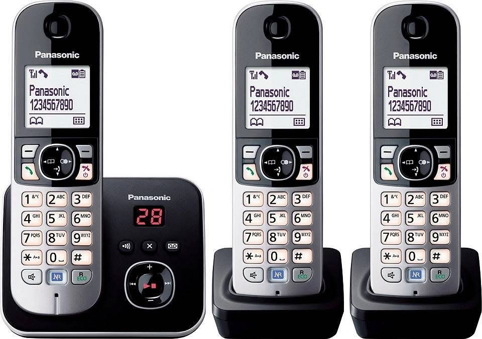 Panasonic KX-TG6812FXB Telefón na pevnú linku bezdrôtovy