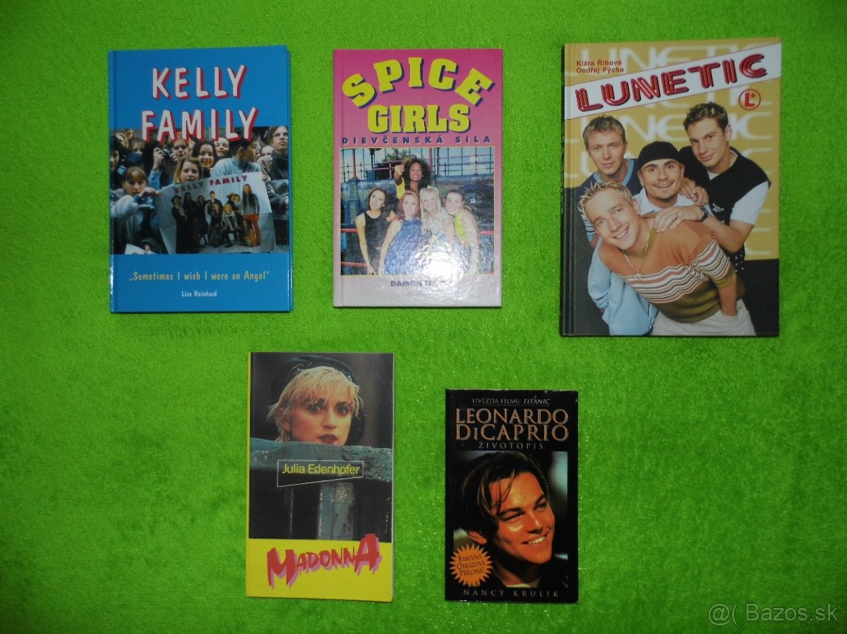 Kelly Family, Spice Girls, Lunetic, Madonna, Leon. di Caprio