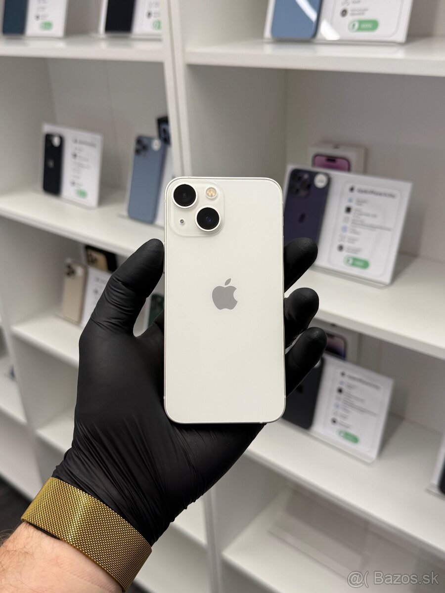 ZÁRUKA 2 ROKY /  Apple iPhone 13 Mini 128GB Starlight, 100%