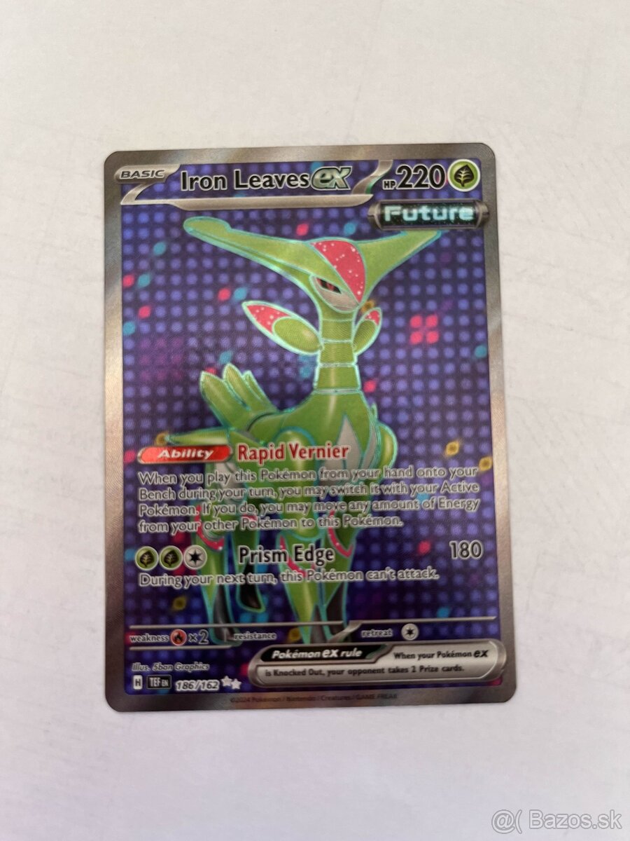 Pokémon karta - Iron Leaves ex 186/162