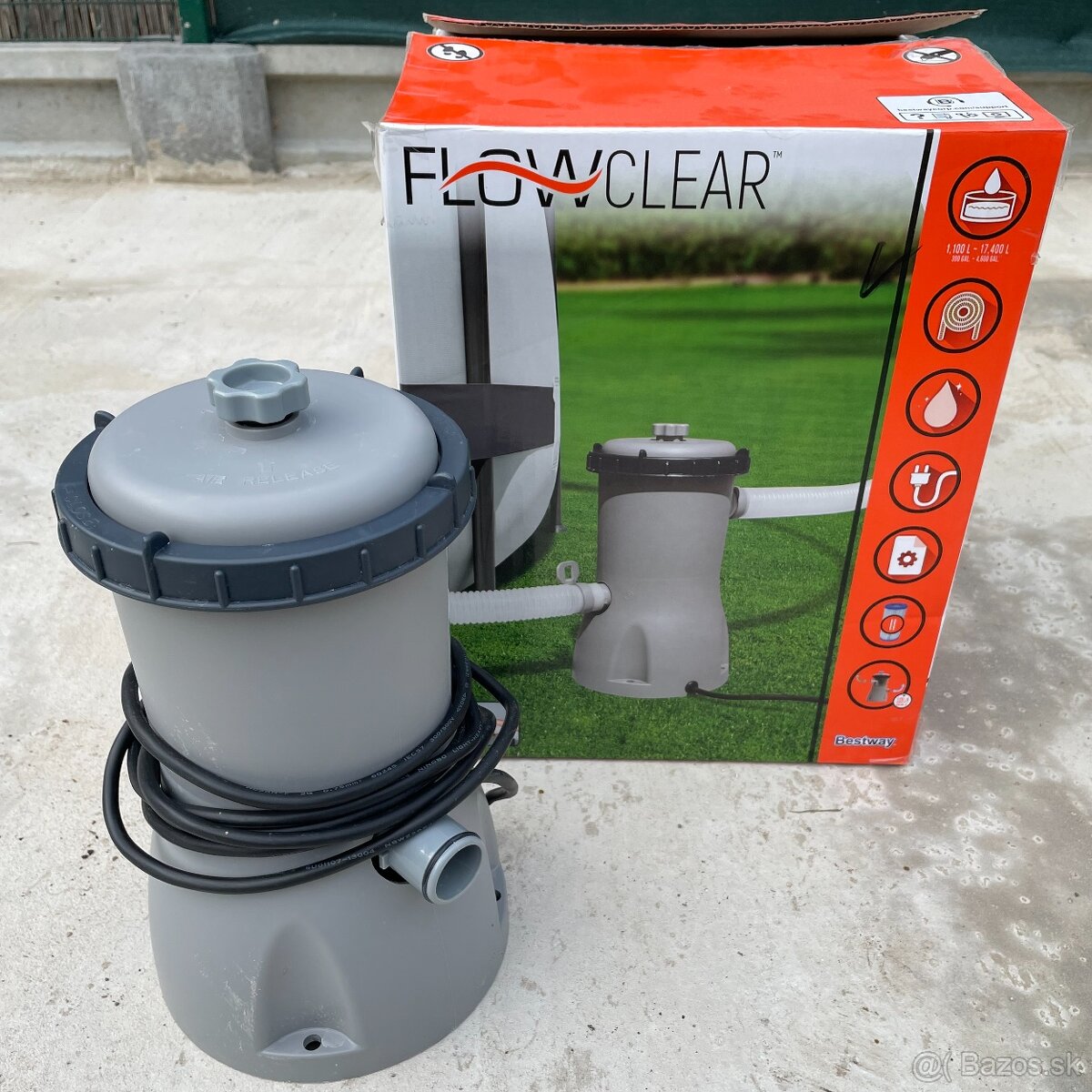 Bestway Flowclear Kartušová filtrácia 3.028 l/h