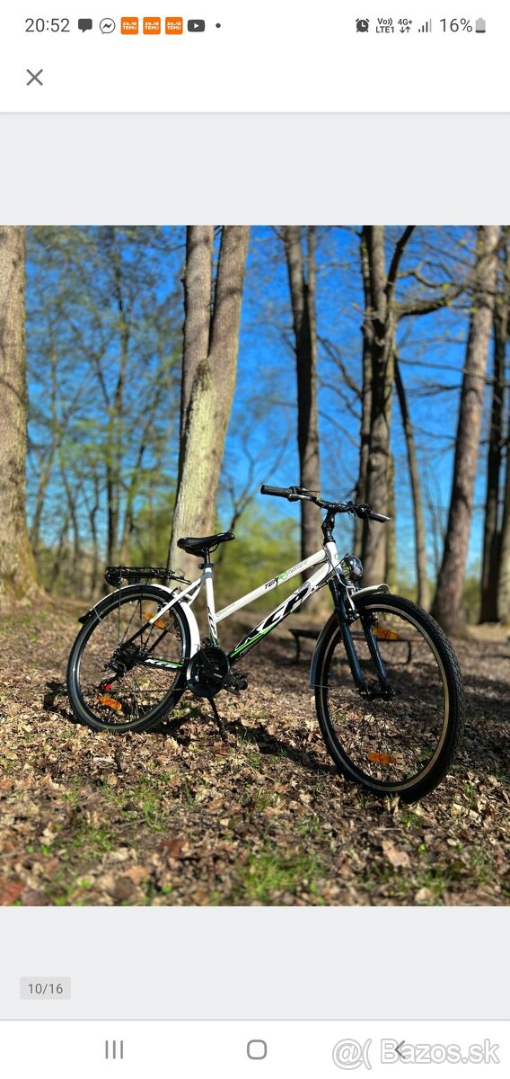 Dámsky trekingový bicykel 26 kolesá
