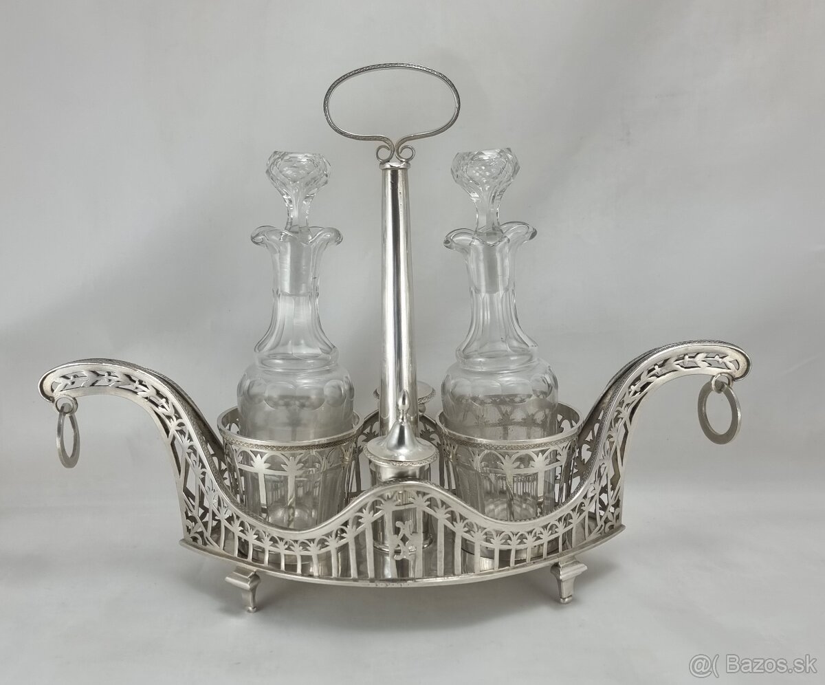 Kaštieľna strieborná súprava - 624 gramov
