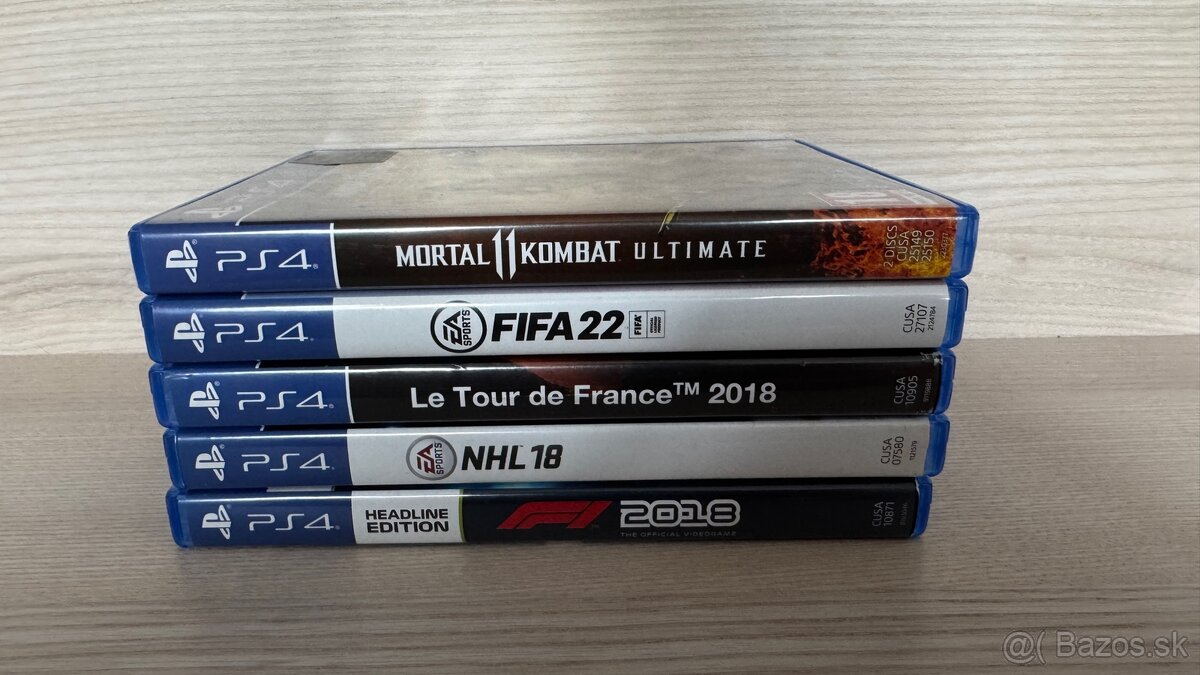 PS4 HRY - FIFA,NHL,LTDF,F1,MK11,TY