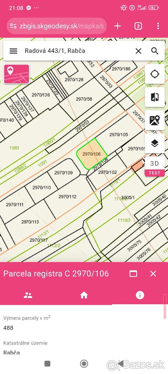 Stavebný pozemok Rabča