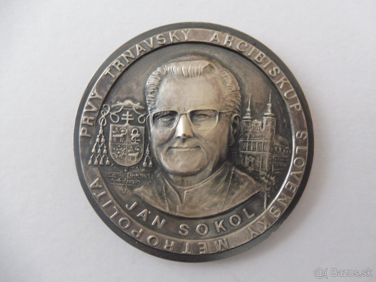 Medaila Ján Sokol trnavský arcibiskup, W.Schiffer