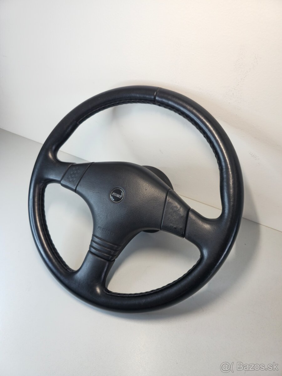 MOMO kožený volant punto gt, coupe, uno, barcheta