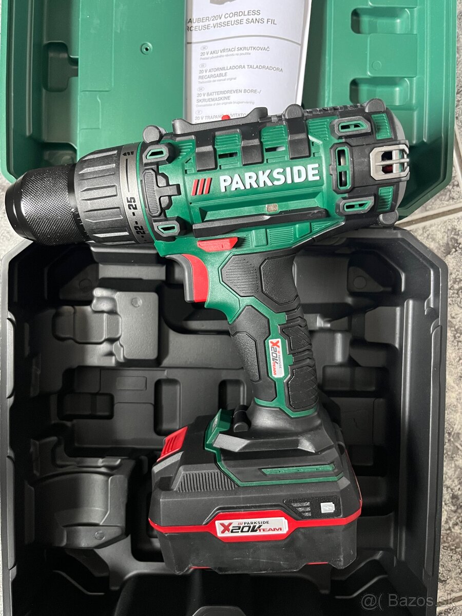 Parkside AKU uťahovačka s batériou 4Ah, nová