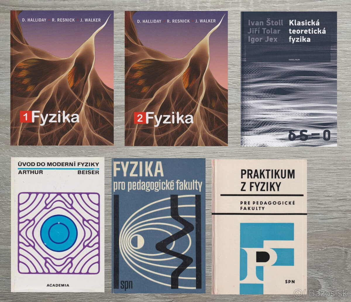 Fyzika, vysokoškolské učebnice