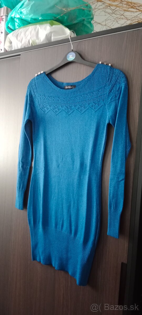 Úpletové šaty veľ.38