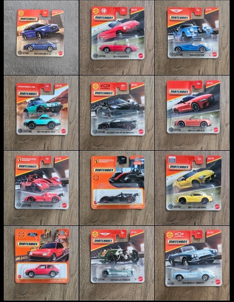 Matchbox Autíčka