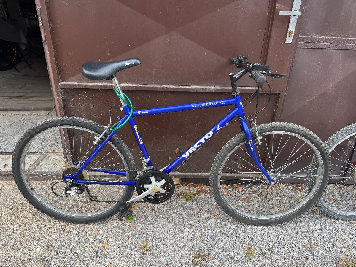 Horský bicykel modrý